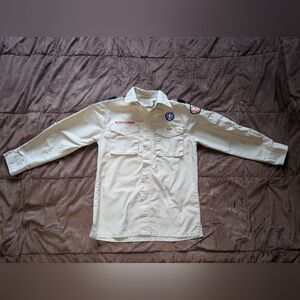Boy Scouts of America ADULT SMALL Uniform Short Sleeve Button Up Shirt ...